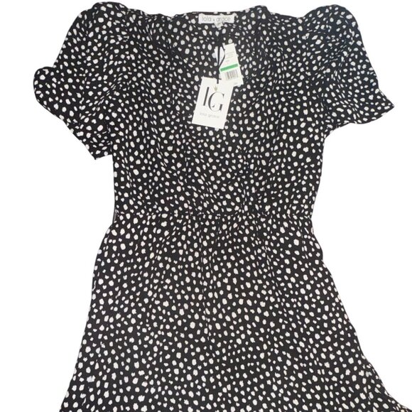 Lola Grace Dresses & Skirts - Lola Grace Womens Black & White Polka Dot Dress - Size M